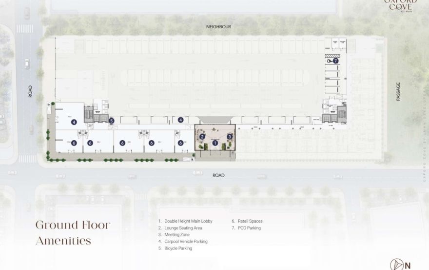 Site plan – Oxford Cove
