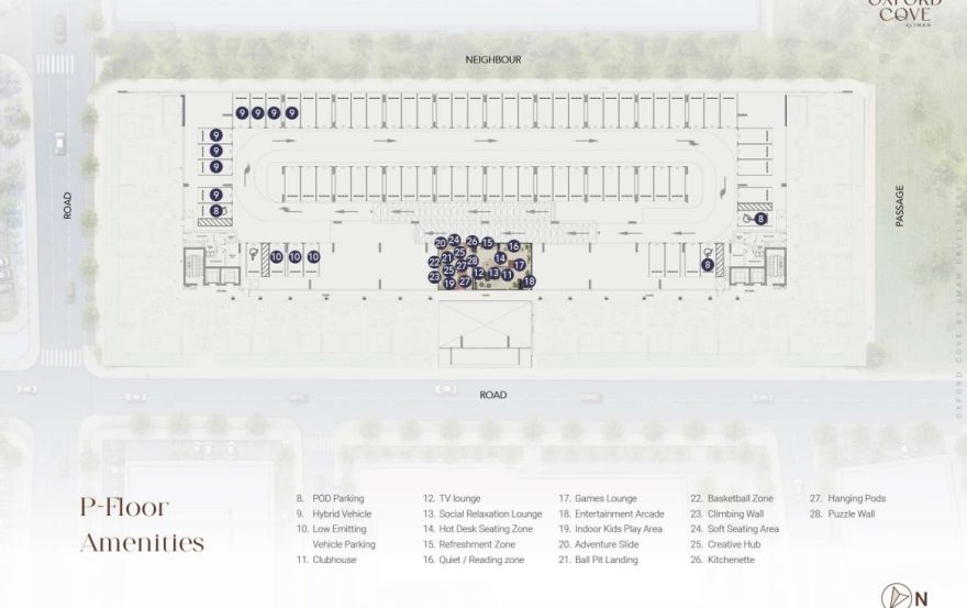 Site plan – Oxford Cove