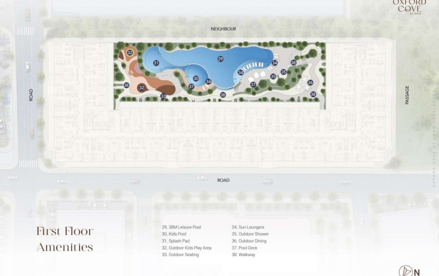 Site plan – Oxford Cove