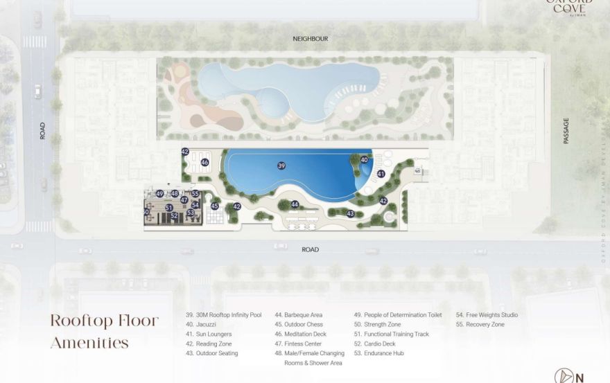 Site plan – Oxford Cove