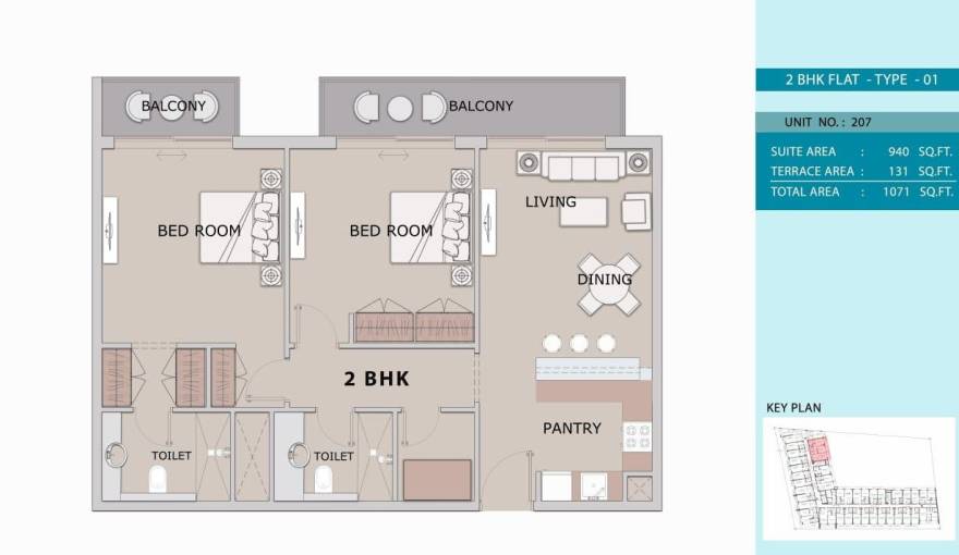 Plans Oxford Residence II