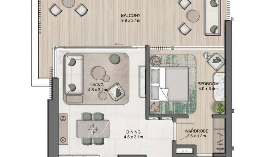 Plans Naseem Al Jurf Apartments