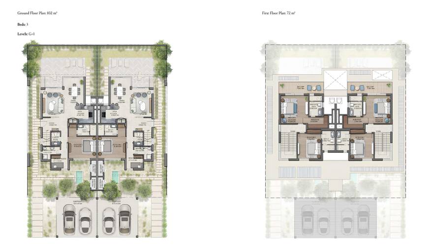 Plans Naseem Al Jurf Villas