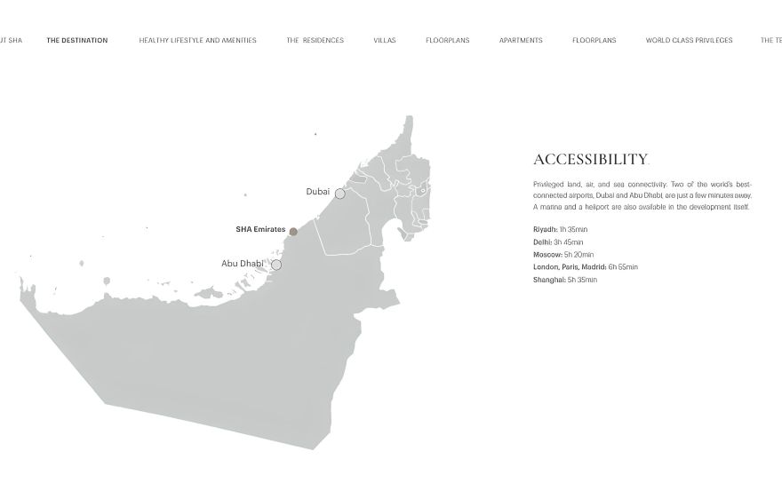 Site plan – SHA Residences