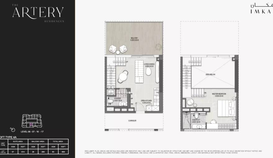 Plans The Artery Residences