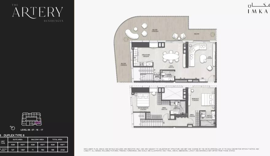 Plans The Artery Residences