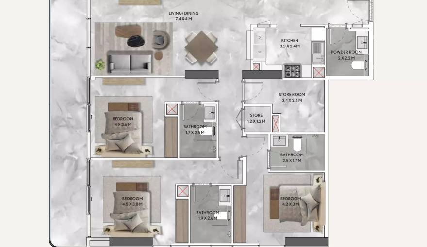 Plans California Residences