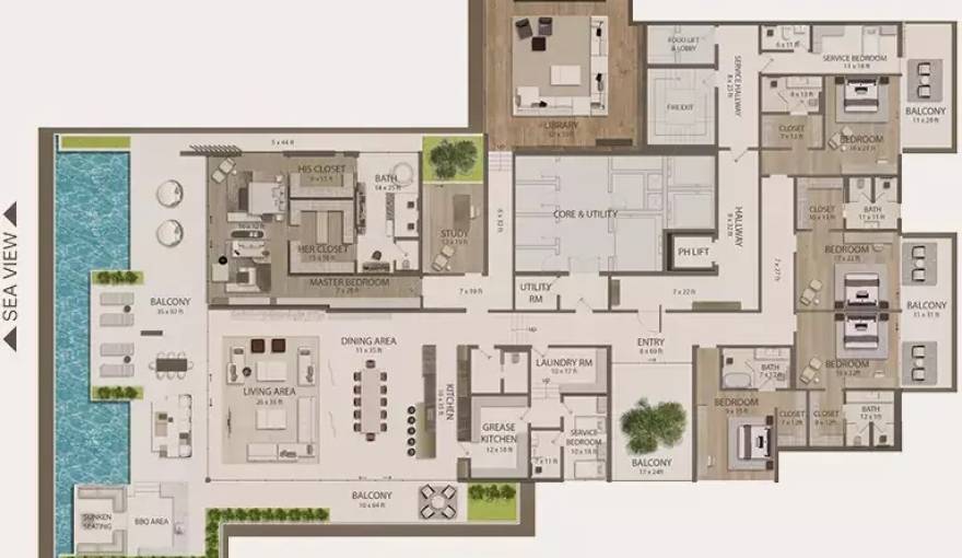 Plans Omoria Private Residences