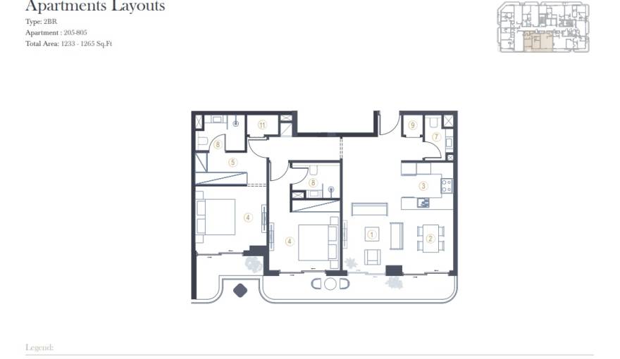 Plans Liora Residences
