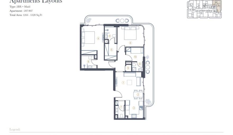 Plans Liora Residences