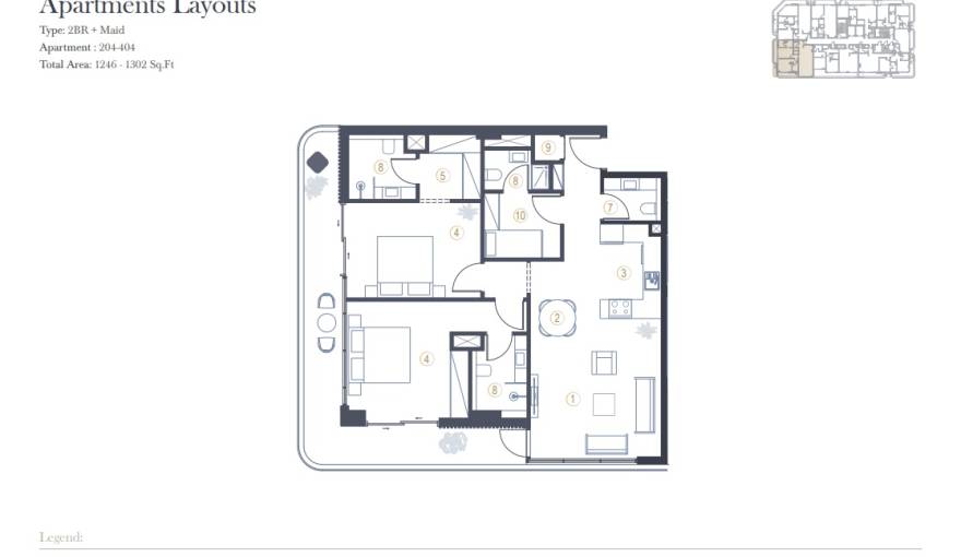 Plans Liora Residences