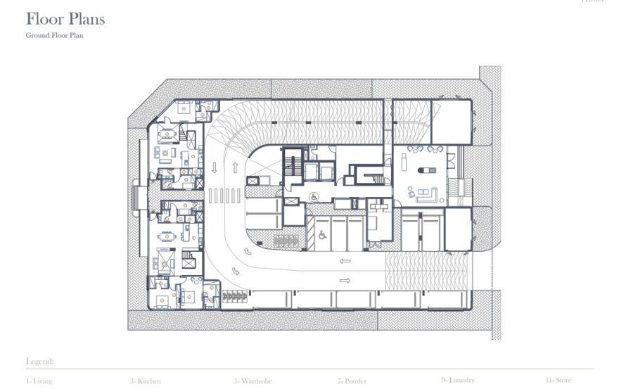 Site plan – Liora Residences