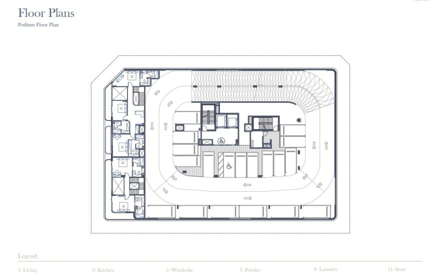 Site plan – Liora Residences
