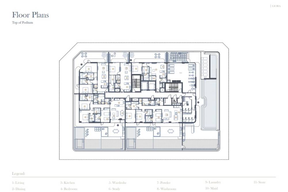 General plan – Liora Residences#3