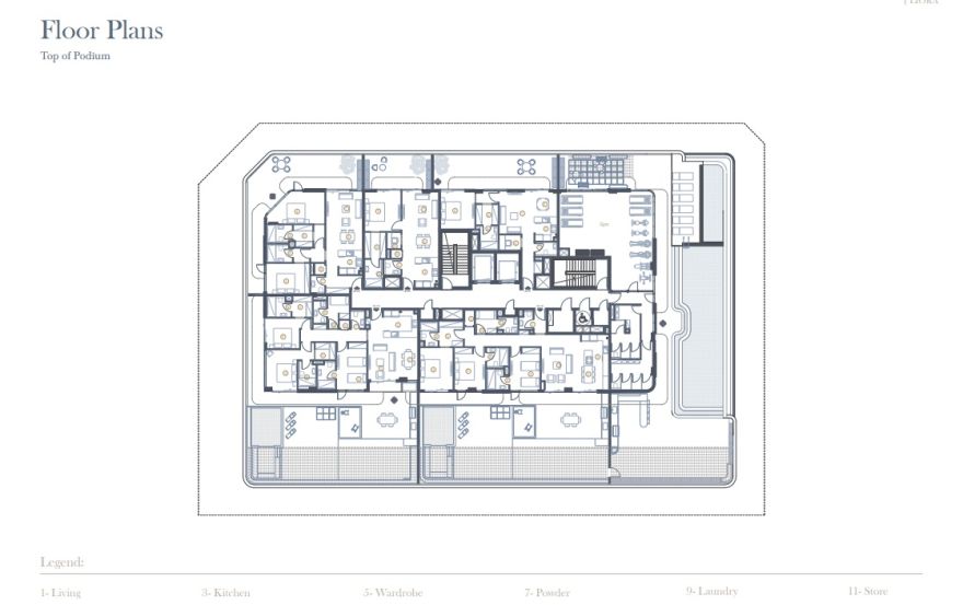Site plan – Liora Residences