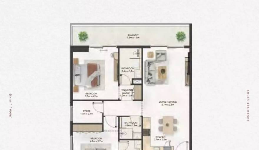 Plans Solen Residence