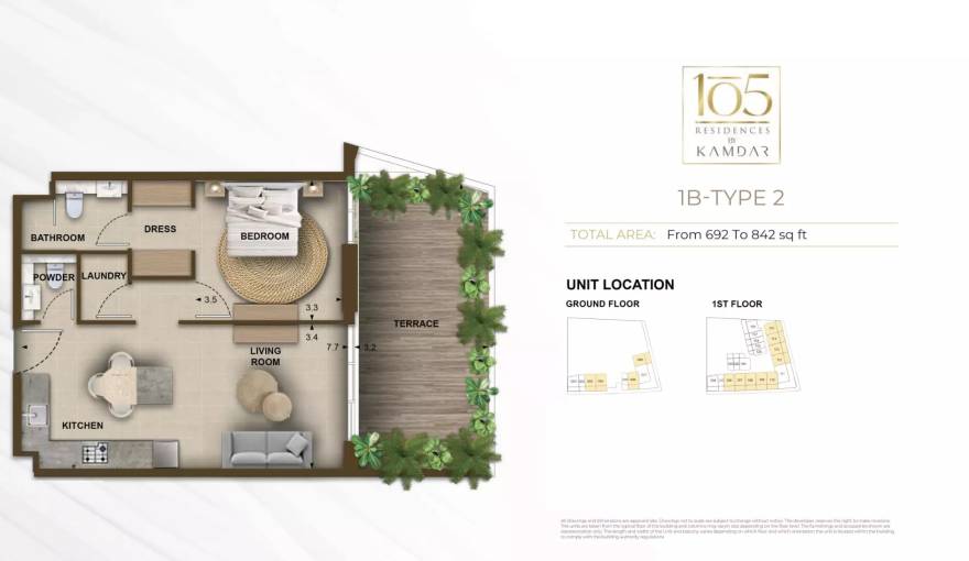 Plans 105 Residences