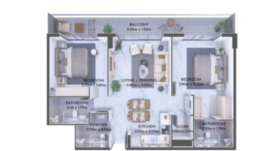 Plans Olivia Residences