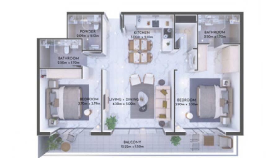 Plans Olivia Residences