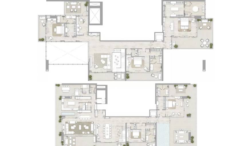 Plans Kempinski Marina Residences