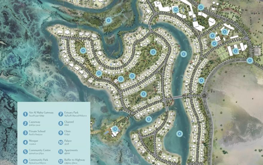 Site plan – Ain Al Maha
