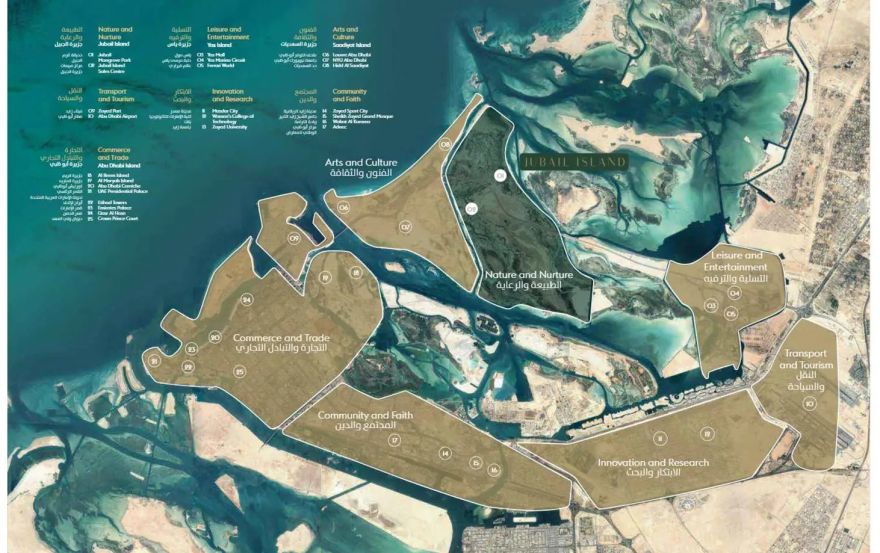 Site plan – Jubail Island