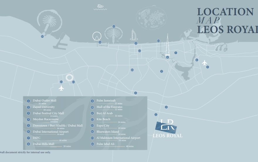 Site plan – Leos Royal