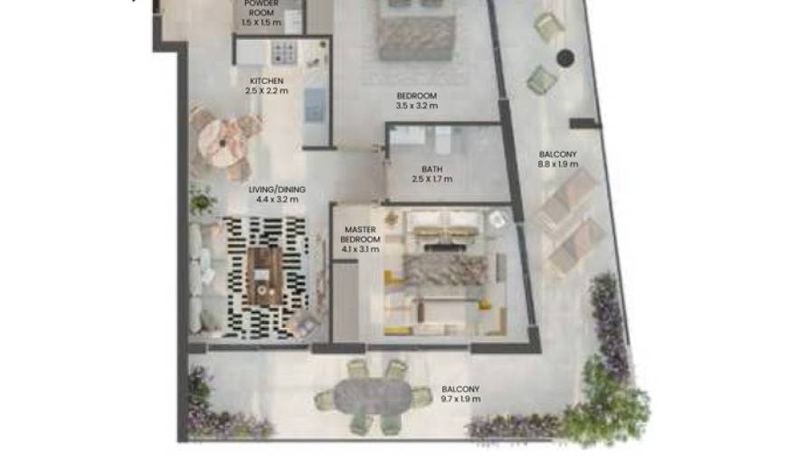 Plans Weybridge Gardens 2