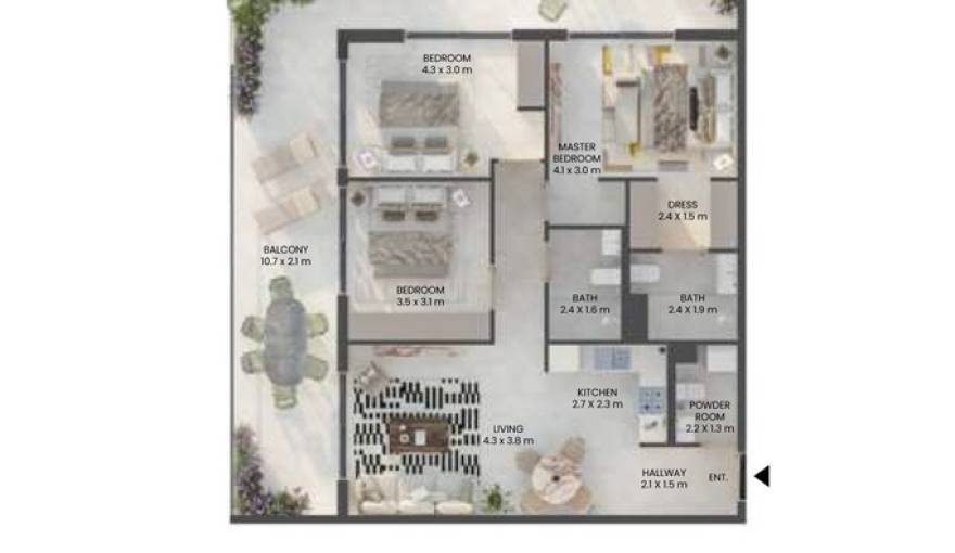 Plans Weybridge Gardens 2