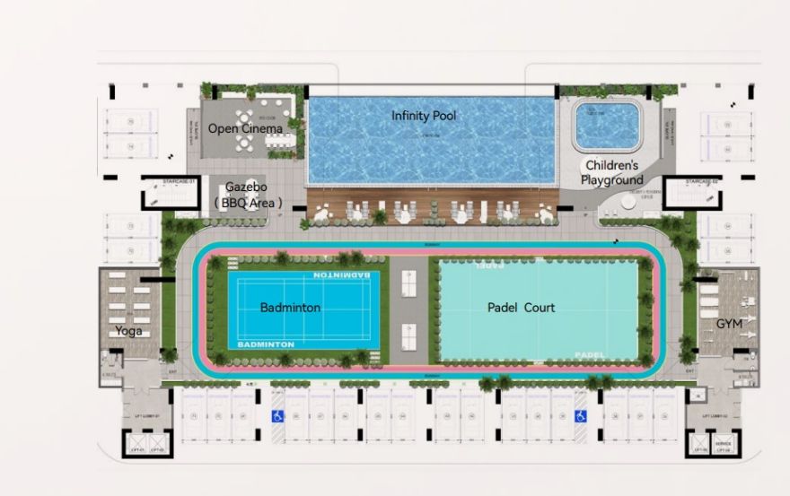Site plan – Listone Residence