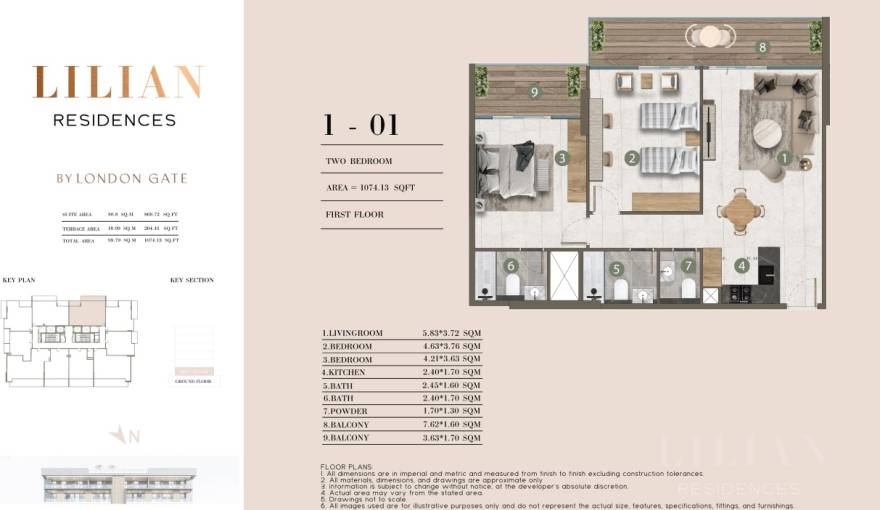 Plans Lilian Residences