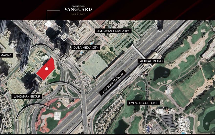 Site plan – Vanguard By Franсk Muller