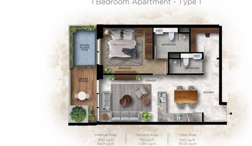 Plans Lucky Royale Residence