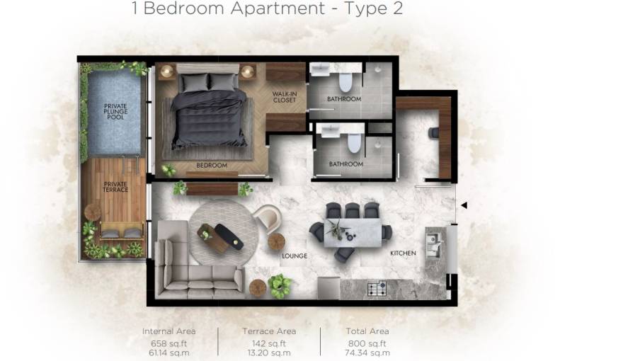 Plans Lucky Royale Residence