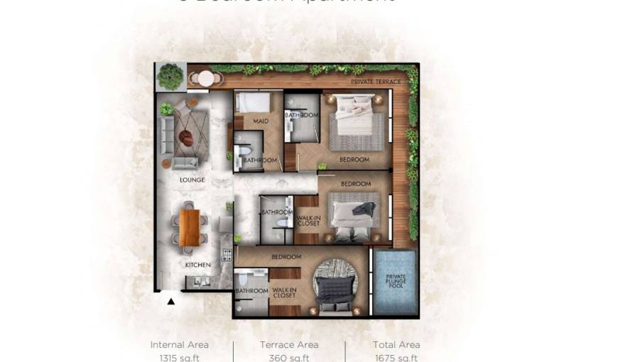 Plans Lucky Royale Residence