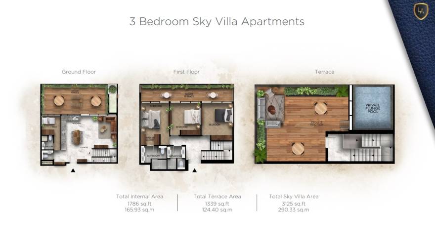 Plans Lucky Royale Residence
