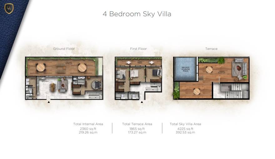 Plans Lucky Royale Residence