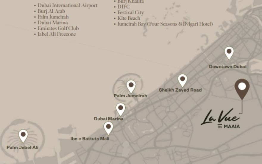 Site plan – La Vue