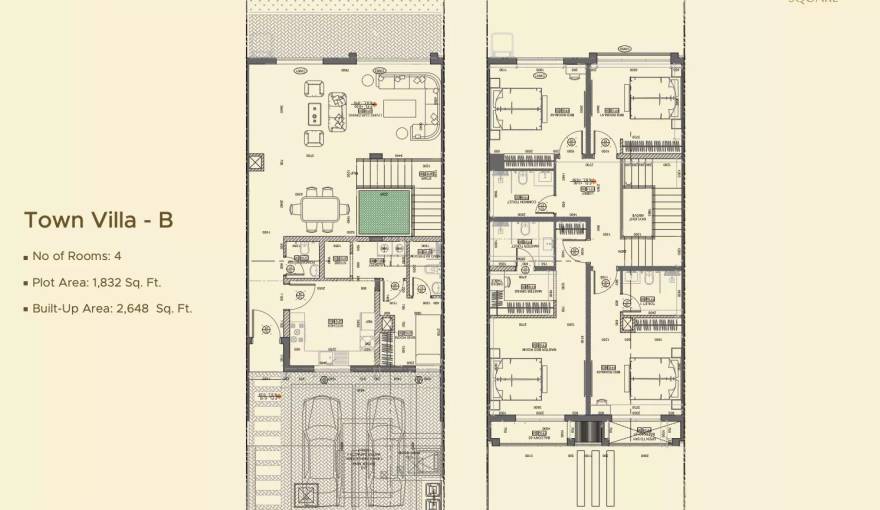 Plans Madain Square