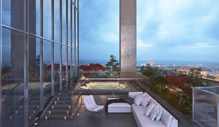Image showcasing Duplex Penthouse Full Sky - 50 M2 Terrace Neuilly Sur Seine