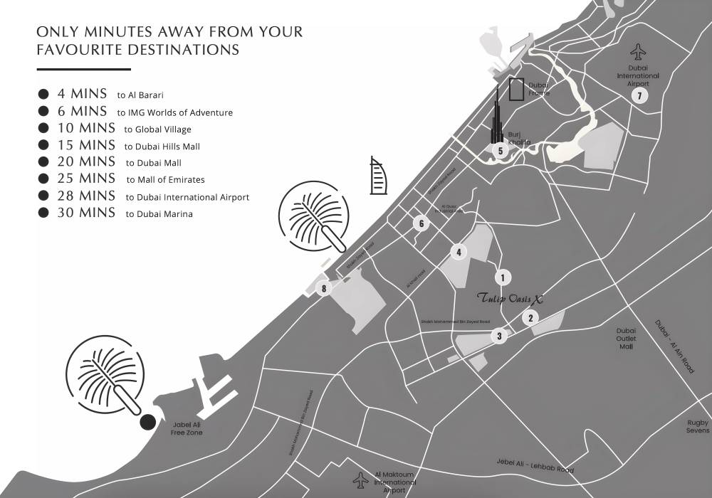 General plan – Tulip Oasis X#1