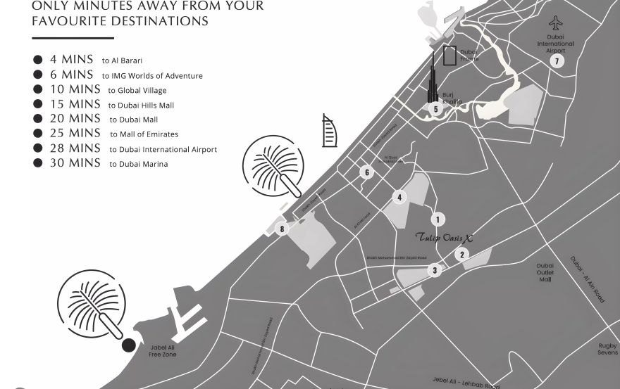 Site plan – Tulip Oasis X