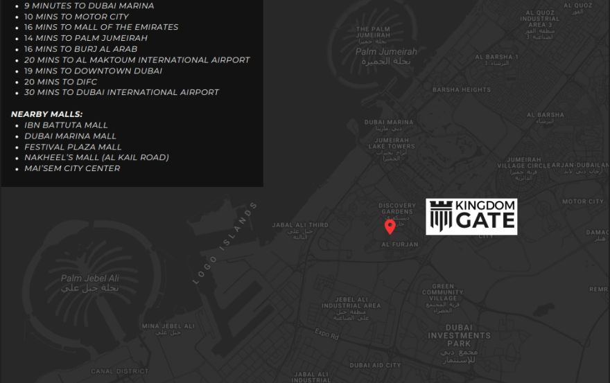 Site plan – Kingdom Gate