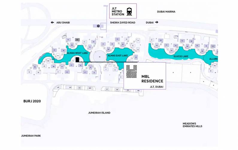 Site plan – MBL Royal Residence