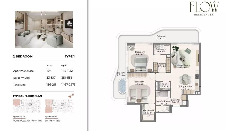 Plans Flow Residences
