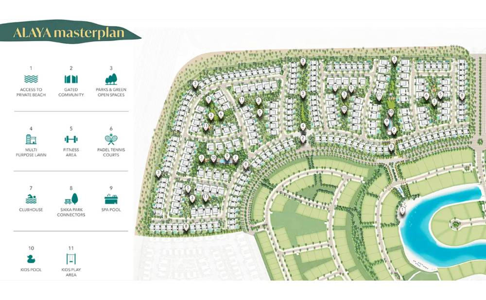 General plan – Alaya Villas#2