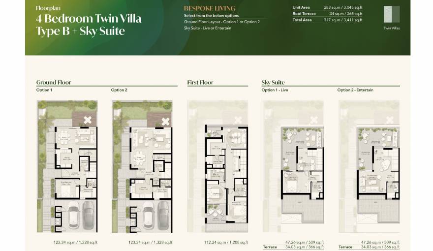 Plans Aura Villas