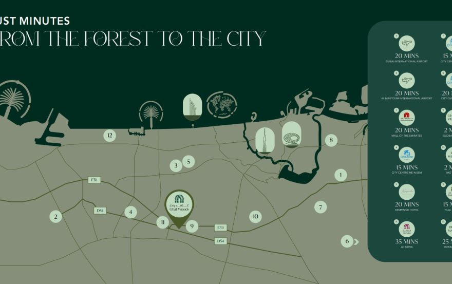 Site plan – Cilia At Ghaf Woods