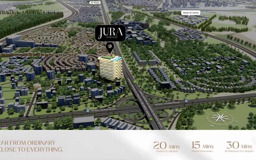 Site plan – Jura Terraces