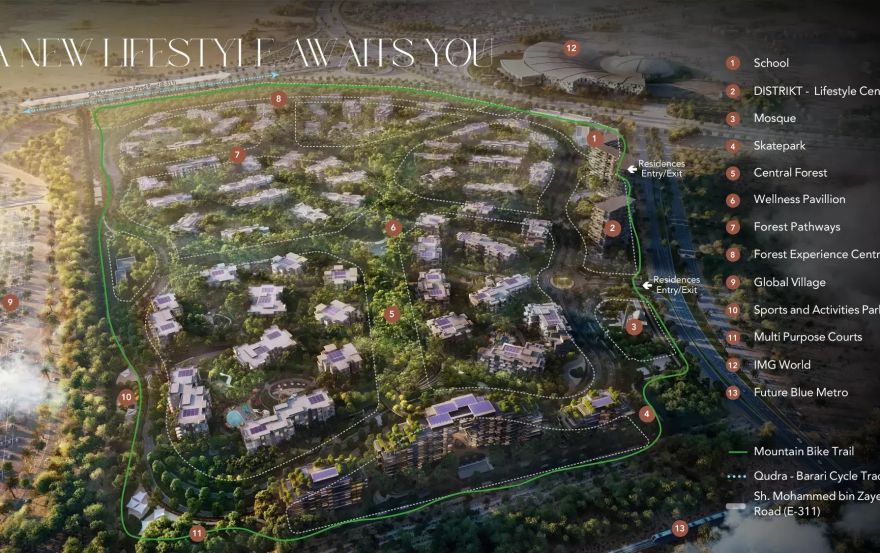 Site plan – Lacina By Majid Al Futtaim